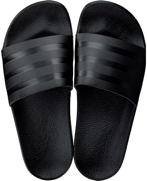 adidas slippers zwart dames|adidas dames slippers.